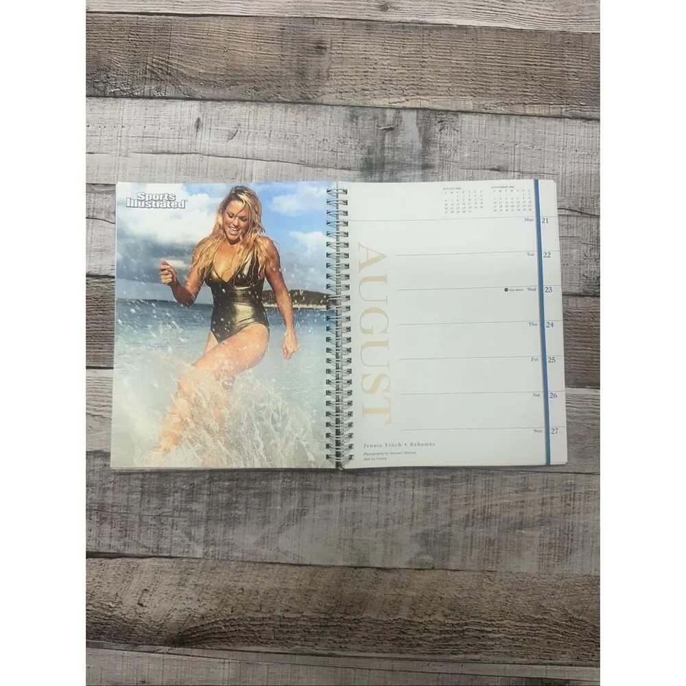 VTG Y2K 2006 Sports Illustrated Swimsuit Calendar Spiral Bound Model Calendar